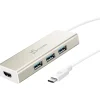 j5create 3-Port USB 3.0 Hub, Silver (JCH451)