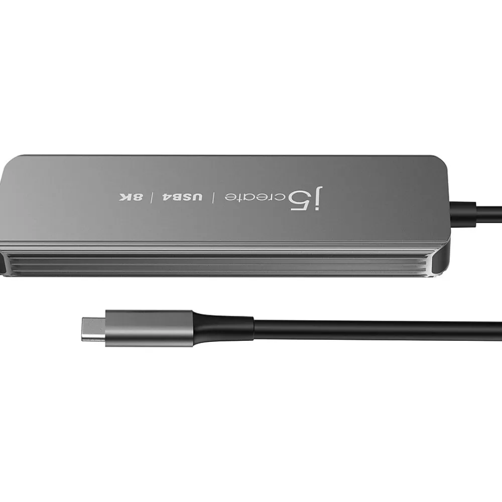 j5create 5-Port USB-C Hub, Space Gray (JCH453)