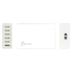 USB Adapter for Most Smartphones, White (JUP60)<j5create Outlet