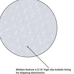 Jiffy Tuffgard Extreme® Bubble Lined Poly Mailers, 14 1/4" x 20", White, 25/Case (B924)