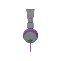 JBuddies Studio Kids On-Ear Headphones, Graphite/Violet (JKSTUDIO-GRYPRPL-BOX)<JLab