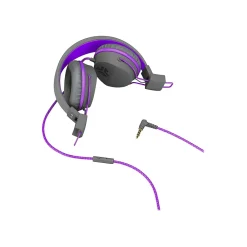 JBuddies Studio Kids On-Ear Headphones, Graphite/Violet (JKSTUDIO-GRYPRPL-BOX)<JLab