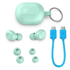 JBuds Mini Wireless Noise Canceling Earbuds, Bluetooth, Mint (EBJBMINIRMNT124)<JLab Sale