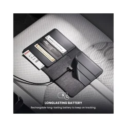 Loc8 RFID Faux Leather Passport Holder, Midnight Black (JTWMN)<JOURNEY