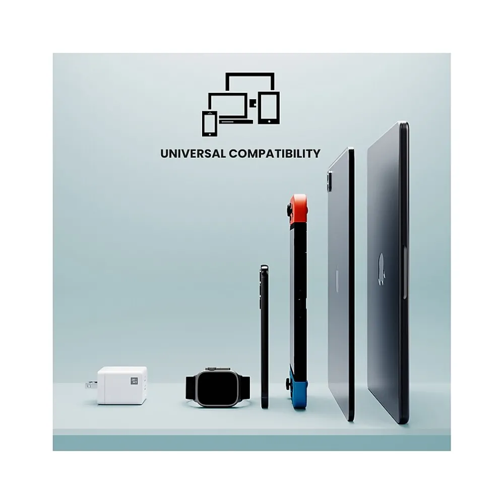 USB Type-C Dual Wall Charger, White (JWCG265WH)<JOURNEY Outlet