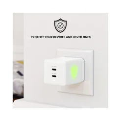 USB Type-C Dual Wall Charger, White (JWCG265WH)<JOURNEY Outlet