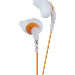 Gummy HA-EN10 Sport Earbuds, White<JVC Outlet