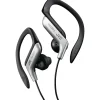 HA-EB75S Stereo Sport Style Ear-clip Headphone, Silver<JVC New