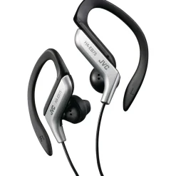 HA-EB75S Stereo Sport Style Ear-clip Headphone, Silver<JVC New