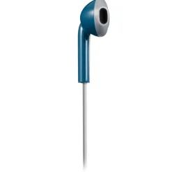 Retro In-Ear Earbuds with Microphone, Blue (HAF19MAH)<JVC Sale