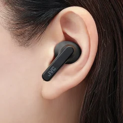 RIPTIDZ True Wireless Earbuds with Charging Case, Bluetooth, Black (HAA9TB)<JVC Clearance