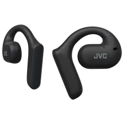 True Wireless Active Noise-Canceling Nearphones with Charging Case, Bluetooth, Black (HANP35TB)<JVC