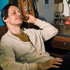 True Wireless Active Noise-Canceling Nearphones with Charging Case, Bluetooth, Black (HANP35TB)<JVC