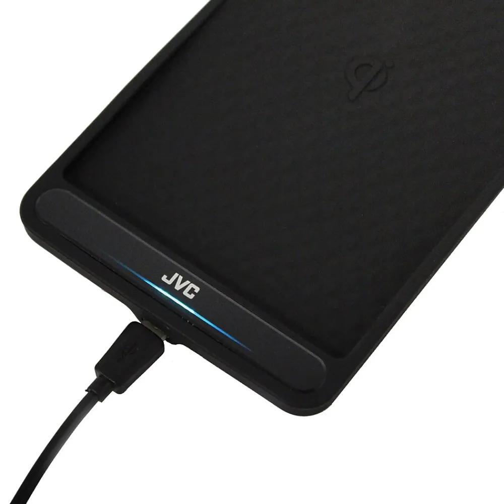 Wireless Qi Charger, 15-Watt, Black, (BHQCP1)<JVC Best