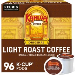 Kahlua Original Coffee, Keurig K-Cup Pod, Light Roast, 96/Carton (PB4141CT)