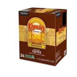 Kahlua Original Coffee, Keurig K-Cup Pod, Light Roast, 96/Carton (PB4141CT)