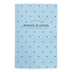Academic Planners|Kahootie Co. It's That Kinda Day School & After School 9" x 6" Monthly & Weekly Planner, Teal Polka Dots (ITKSTPD)
