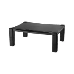 Kantek Adjustable Monitor Stand, Black (MS400)