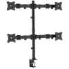 Kantek Articulating Multiple Monitor Arms for Four Monitors, Desk Mount (KTKMA240)