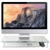 Sale Kantek Glass Monitor Riser, 22 x 8 1/4 x 3 1/4, Clear (KTKMS370)