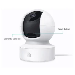 Kasa Smart Spot Pan Tilt Security Camera, White (KC411S)