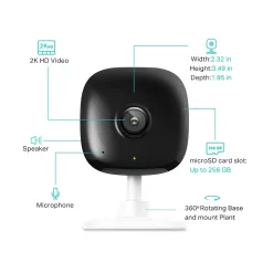 Kasa Smart Spot Security Camera, White (KC401)