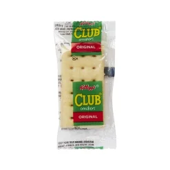 Club Crackers Kellogg's Club Original Crackers, 0.25 oz., 500 Packs/Box, 500/Pack ( 033451 )