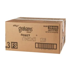 Kellogg's Honey Graham Crackers, .49 oz., 200/Carton (802690)
