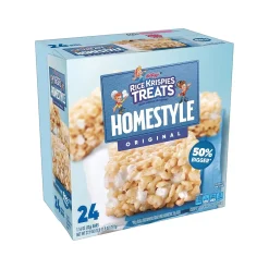 Kellogg's Rice Krispie Treats Homestyle Original Cereal Bar, 1.16 oz., 24 Bars/Box (KEE27140)