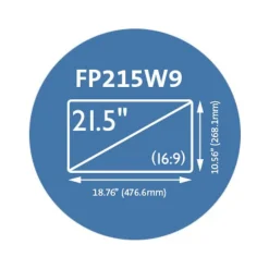 Anti-Glare Reversible Privacy Screen for 21.5