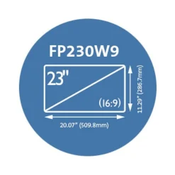 Anti-Glare Reversible Privacy Screen for 23