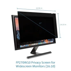 Anti-Glare Reversible Privacy Screen for 27" Widescreen Monitor, 16:10 (K52128WW)<Kensington Clearance