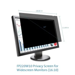 Anti-Glare Reversible Privacy Screen for 22.1" Widescreen Monitor (16:10) (K55786WW)<Kensington Hot