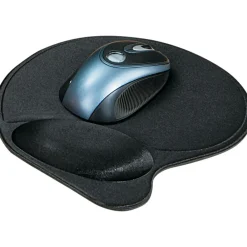 Online Kensington Ergonomic Wrist Pillow Gel Mouse Pad/Wrist Rest, Non-Skid Base, Black (L57822US)