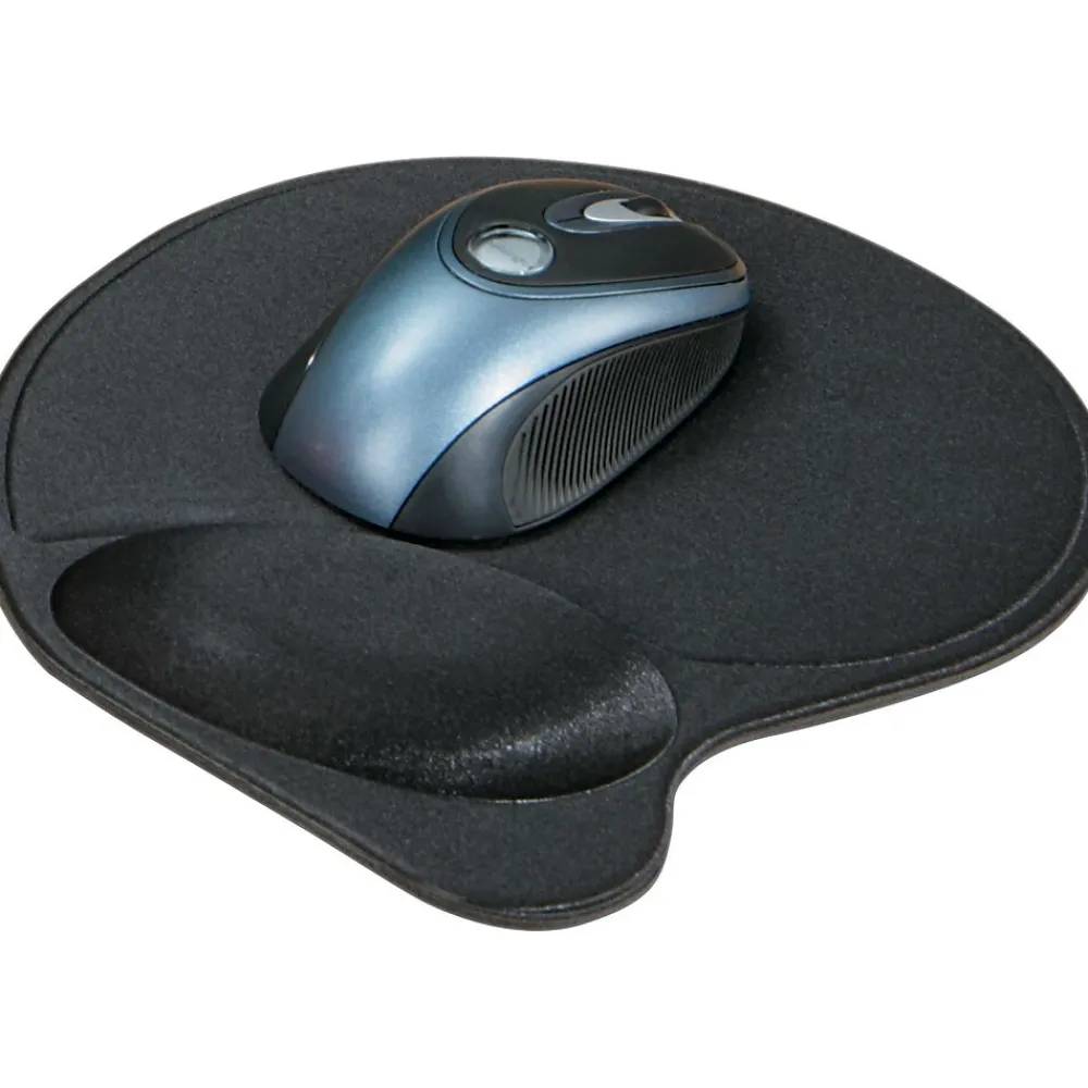 Online Kensington Ergonomic Wrist Pillow Gel Mouse Pad/Wrist Rest, Non-Skid Base, Black (L57822US)