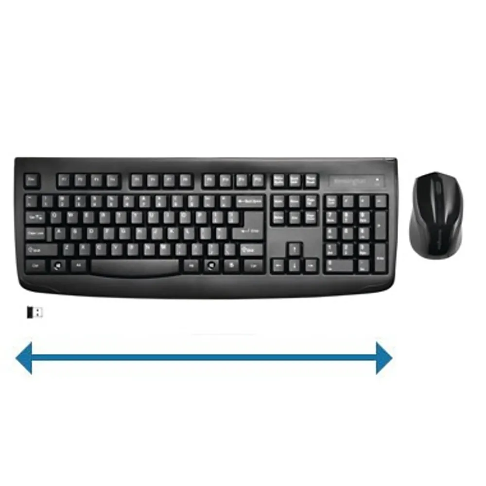 Discount Kensington Keyboard for Life Wireless Desktop Combo Set, Black (K75231US)