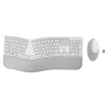New Kensington Pro Fit K75407US Wireless Ergonomic Keyboard and Mouse Combo, Gray