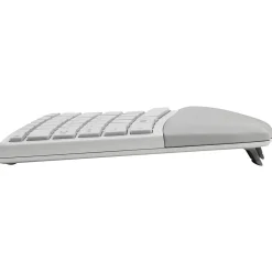 New Kensington Pro Fit K75407US Wireless Ergonomic Keyboard and Mouse Combo, Gray