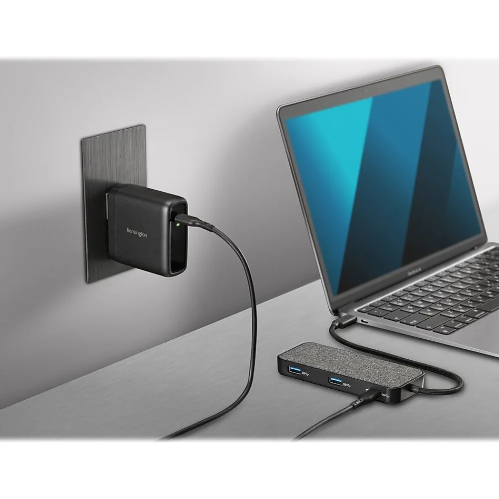 USB Type-C Wall Charger for Most Smartphones, Black (K33821NA)<Kensington New