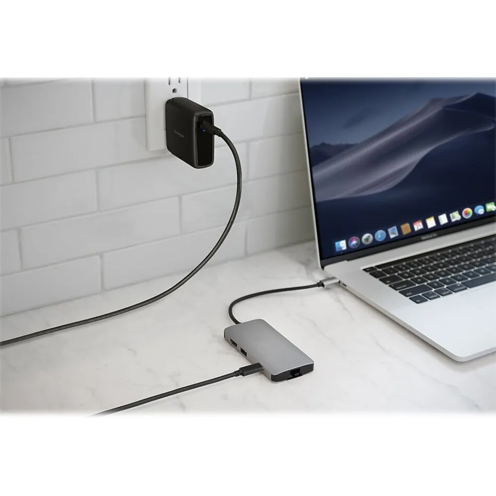 USB Type-C Wall Charger for Most Smartphones, Black (K33821NA)<Kensington New