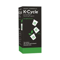Keurig ® K-Cycle Cardboard Recycling Bin, for K-Cup® Pods, 10.39 Gallon, Multicolor, 5/Pack (5000350631)