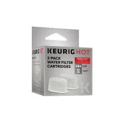 Keurig ® Replacement White Charcoal Water Filter Cartridges, 2/Pack (5084)