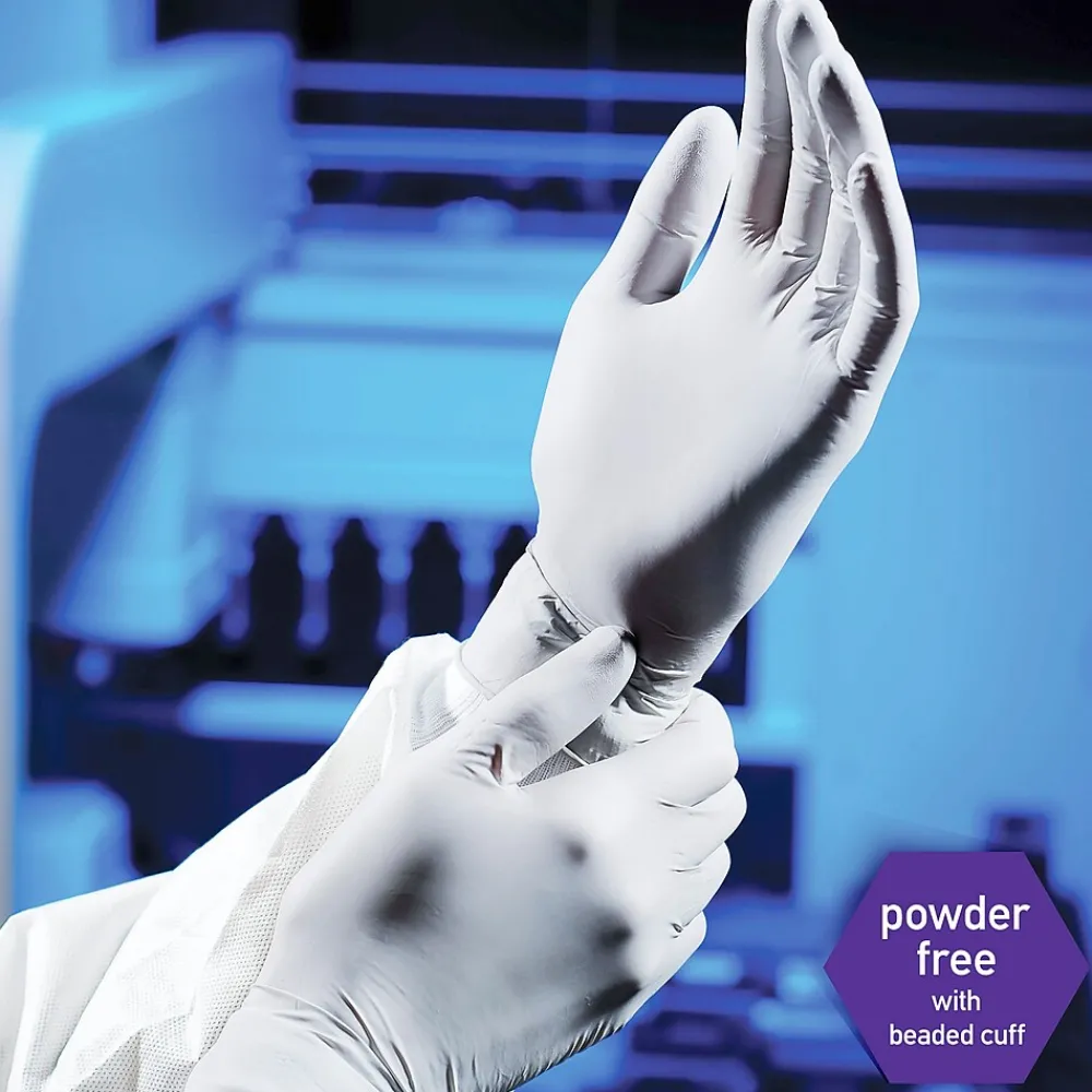 Sterling Nitrile Exam Gloves, X-Large, Silver, 170/Box (50709)<Kimberly-Clark Professional Discount