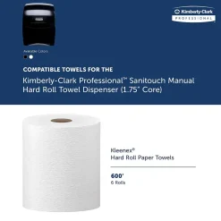 Sanitouch Hardwound Paper Towel Dispenser, Smoke (09996)<Kimberly-Clark Sale