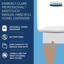 Sanitouch Hardwound Paper Towel Dispenser, Smoke (09996)<Kimberly-Clark Sale