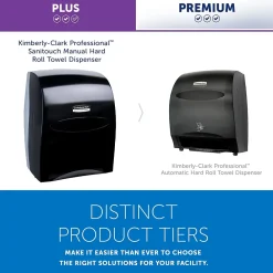 Sanitouch Hardwound Paper Towel Dispenser, Smoke (09996)<Kimberly-Clark Sale