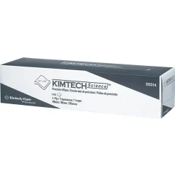 Precision Microfiber Cleaning Wipers, 16.6" x 14.7", White, 140 Wipers/Box (05514)<Kimtech