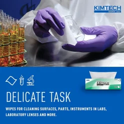 SCIENCE KIMWIPES Delicate Task Nylon Cleaning Wipers, 11.8