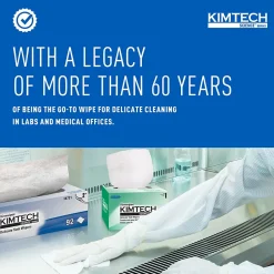 Science Kimwipes Delicate Task Fabric Cleaning Wipers, White, 92 Wipers/Box, 15/Carton (34721)<Kimtech Best