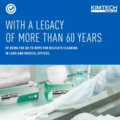 Science Kimwipes Delicate Task Virgin Fiber Cleaning Wipers, 14.7